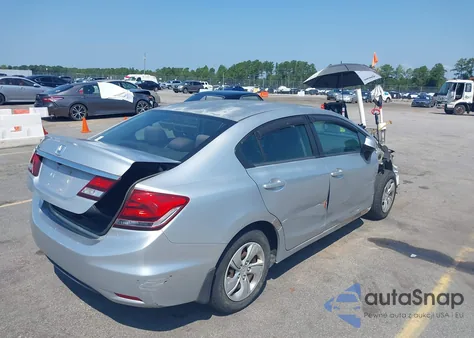 2013 Honda Civic Lx from USA, damaged, VIN 2HGFB2F50DH558680